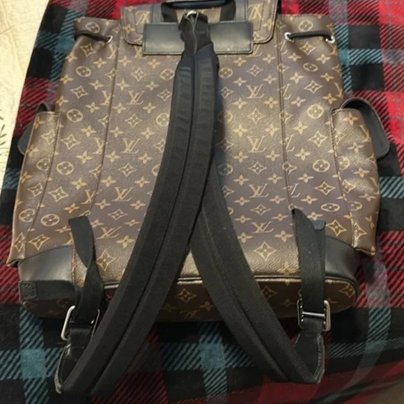 Louis Vuitton Monogram Macassar Canvas Christopher Backpack MM - Picture 3 of 3